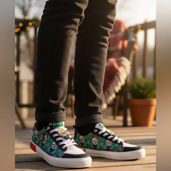 🎄A Christmas Story Ralphie Sneakers Men’s Size 11 Low Top Holiday Shoes NWT